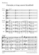 Passionsbericht des Matthäus [合唱楽譜]