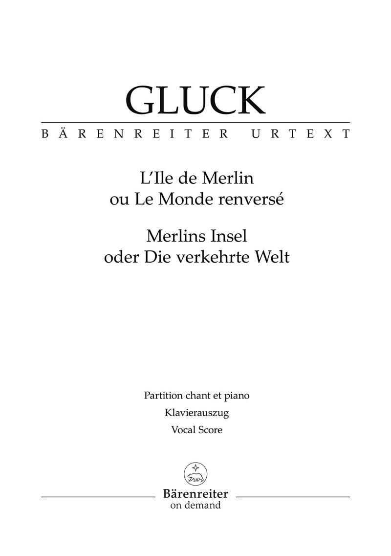 L'Ile de Merlin ou Le Monde renversé （ヴォーカル・スコア）