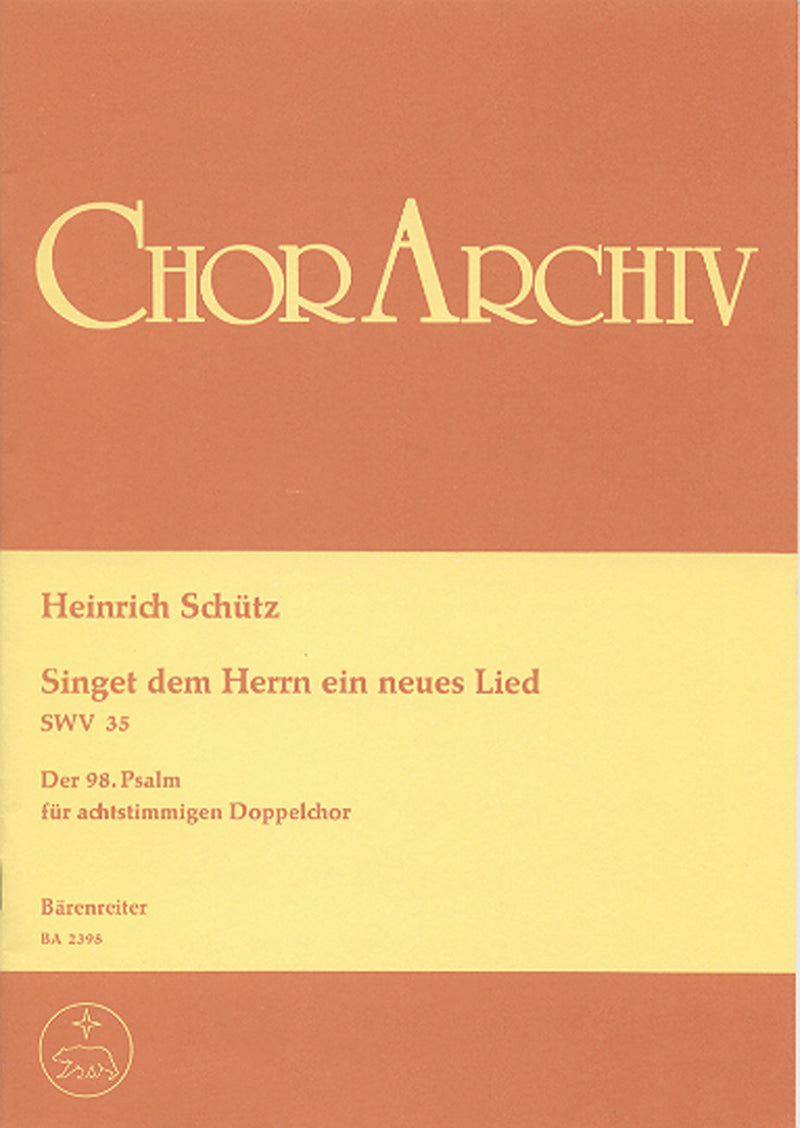 Singet dem Herrn ein neues Lied SWV 35