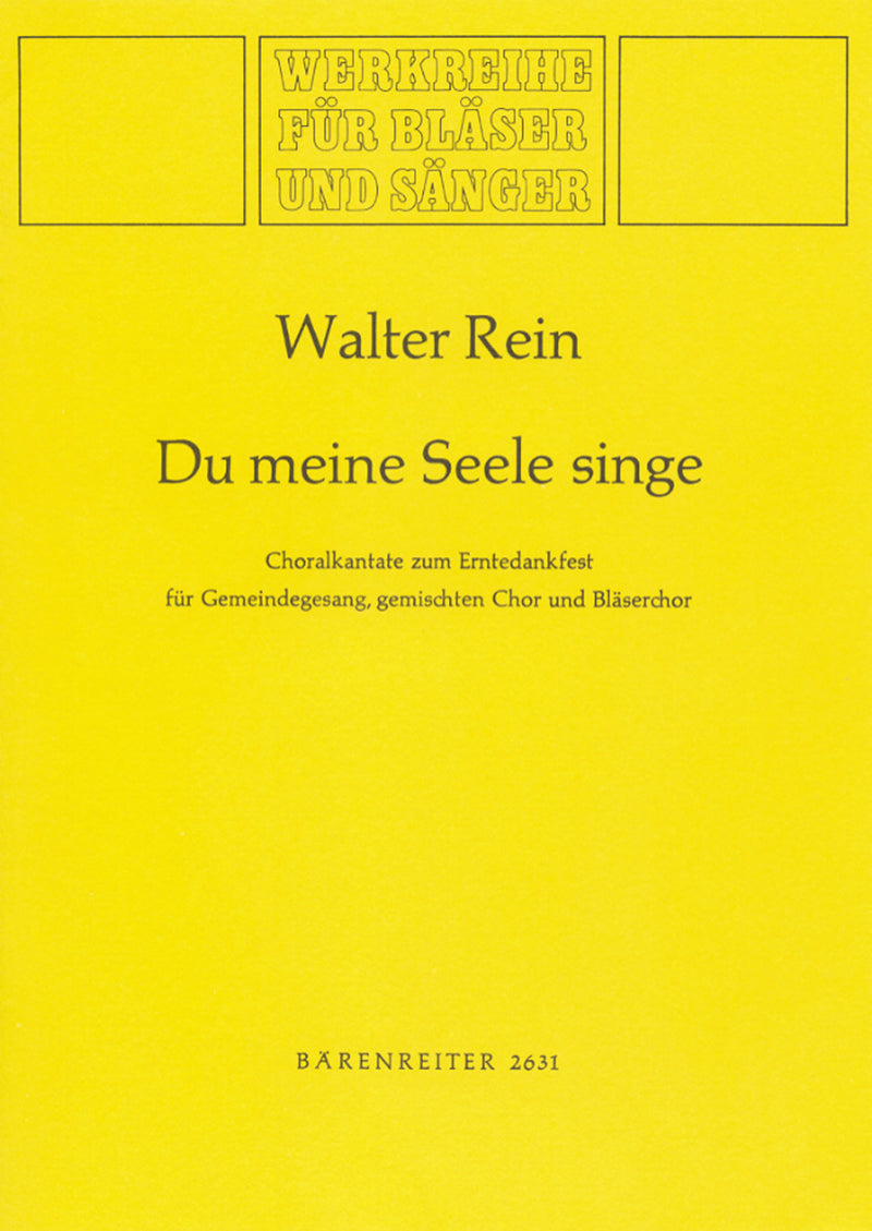 Du meine Seele, singe [score]