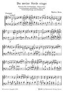 Du meine Seele, singe [score]