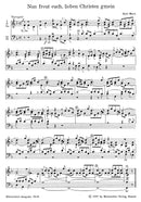 Nun freut euch, lieben Christen gmein [score]