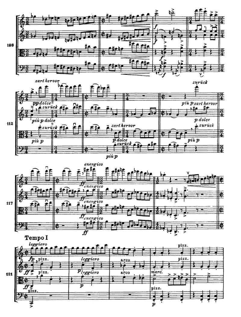 String Quartet a-Moll op. 20/1 (1939)