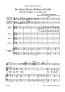 Ihr lieben Hirten, fürchtet euch nicht - O gentils bergers, ne craignez pas [score]