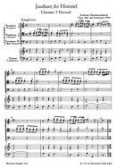 Jauchzet, ihr Himmel - Chantez l'Eternel [score]