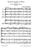 Schmücket das Fest mit Maien - Le doux printemps rayonne [score]