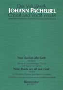 Nun danket alle Gott [合唱楽譜]