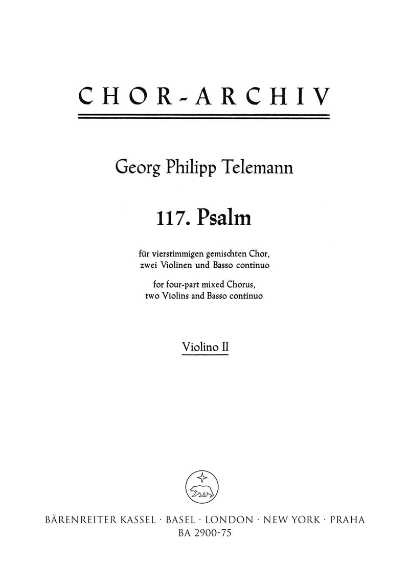 Laudate Jehovam "Auf! Lobet den Herren" (Psalm no. 117) [violin 2 part]