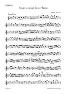 O, sing unto the Lord [violin 1 part]