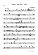 O, sing unto the Lord [viola part]