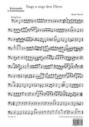 O, sing unto the Lord [cello/double bass part]