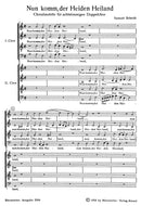 Nun komm, der Heiden Heiland [score]