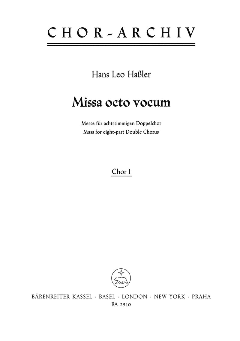 Missa octo vocum [1st Choir score]