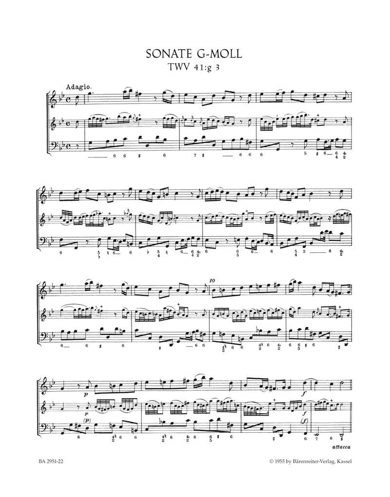 Twelve Methodical Sonatas (Hamburg 1728 und 1732)