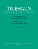 Twelve fantasies for Flute without Bass TWV 40:2-13