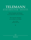 Six Canonic Sonatas for Two Violins (or Two Flutes) op. 5 TWV 40: 118-120 (1738), vol. 2