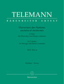 Ouverture des Nations anciens et modernes für Streicher und Basso continuo TWV 55:G4 [score]