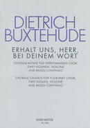 Erhalt uns Herr, bei deinem Wort BuxWV 27 [score & parts]