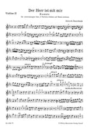 Der Herr ist mit mir BuxWV 15 [violin 2 part]