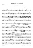 Der Herr ist mit mir BuxWV 15 [double bass/cello part]