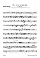 Der Herr ist mit mir BuxWV 15 [Basso continuo/cello part]