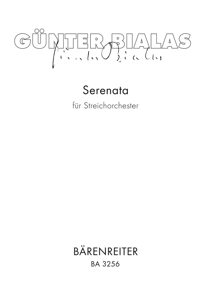 Serenata for String Orchestra (1956) [score]