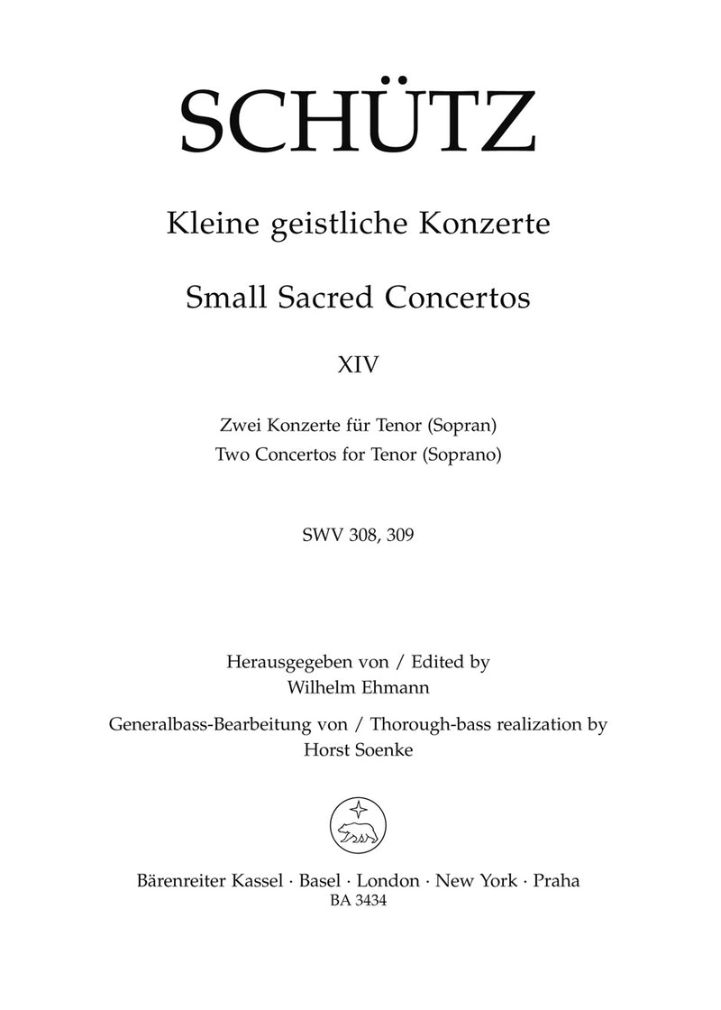Kleine geistliche Konzerte, vol. 14