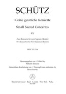 Kleine geistliche Konzerte, vol. 15