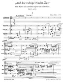 Auf die ruhige Nachtzeit (1958) [score]