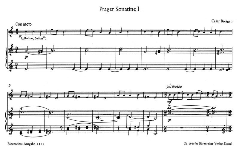 Prager Sonatine Nr. 1 C-Dur (1968)