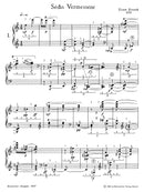 Sechs Vermessene für Klavier op. 168 (1958)