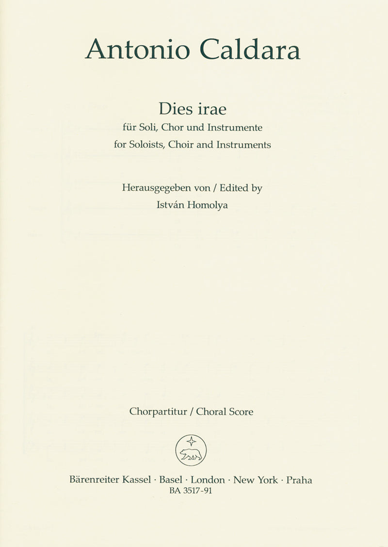 Dies irae [合唱楽譜]