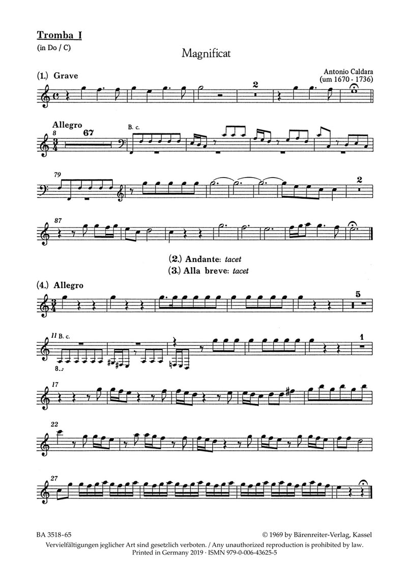 Magnificat C-Dur [set of winds]