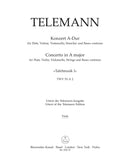 Concerto for Flute, Violin, Violoncello, Strings and Basso Continuo A major TWV 53:A 2 -Tafelmusik I- [viola part]