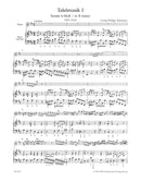 Sonate for Flute and Basso continuo Nr. 1 B minor TWV 41:h4 [score, part(s)]