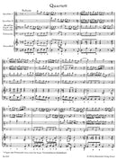 Quartett für two Querflöten, Blockflöte (Fagott, Violoncello), Violoncello und Basso continuo d-Moll TWV 43:d1 [score & parts]