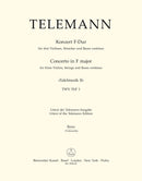 Concerto for three Violins, Strings and Basso Continuo F major TWV 53:F1 (Tafelmusik II) [cello/double bass part]