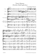 Du aber, Daniel, gehe hin [score]