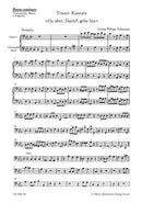 Du aber, Daniel, gehe hin [Bc/cello/double bass/bassoon part]