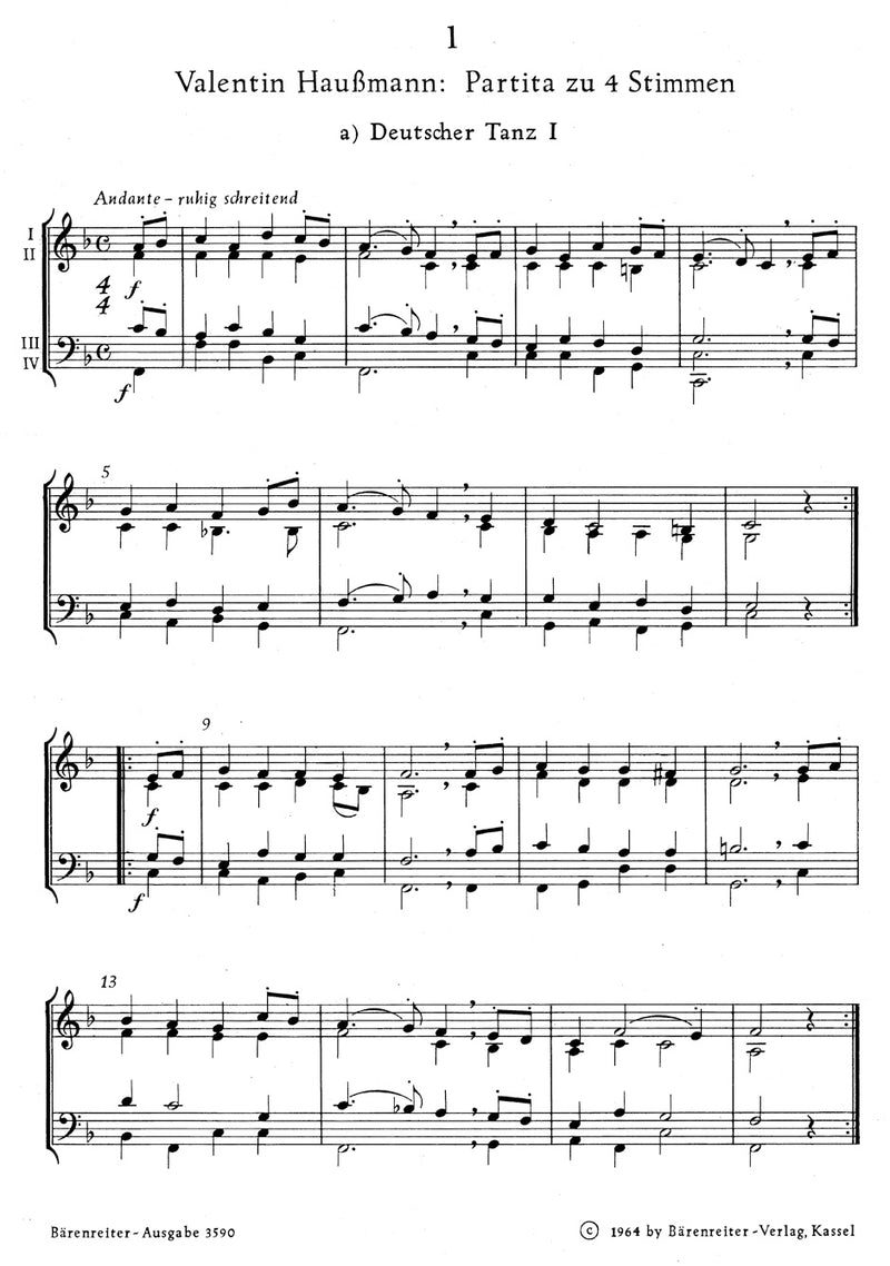 Alte Spielmusik, vol. 1