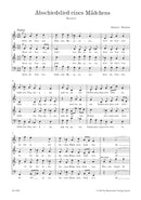 Abschiedslied eines Mädchens