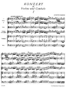 Concerto for Violin, Harpsichord and String Orchestra F major Hob XVIII:6* [score]
