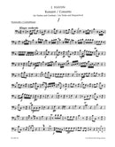 Concerto for Violin, Harpsichord and String Orchestra F major Hob XVIII:6* [cello/double bass part]