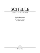 Six Cantatas for 1 Solo Voice and Instruments