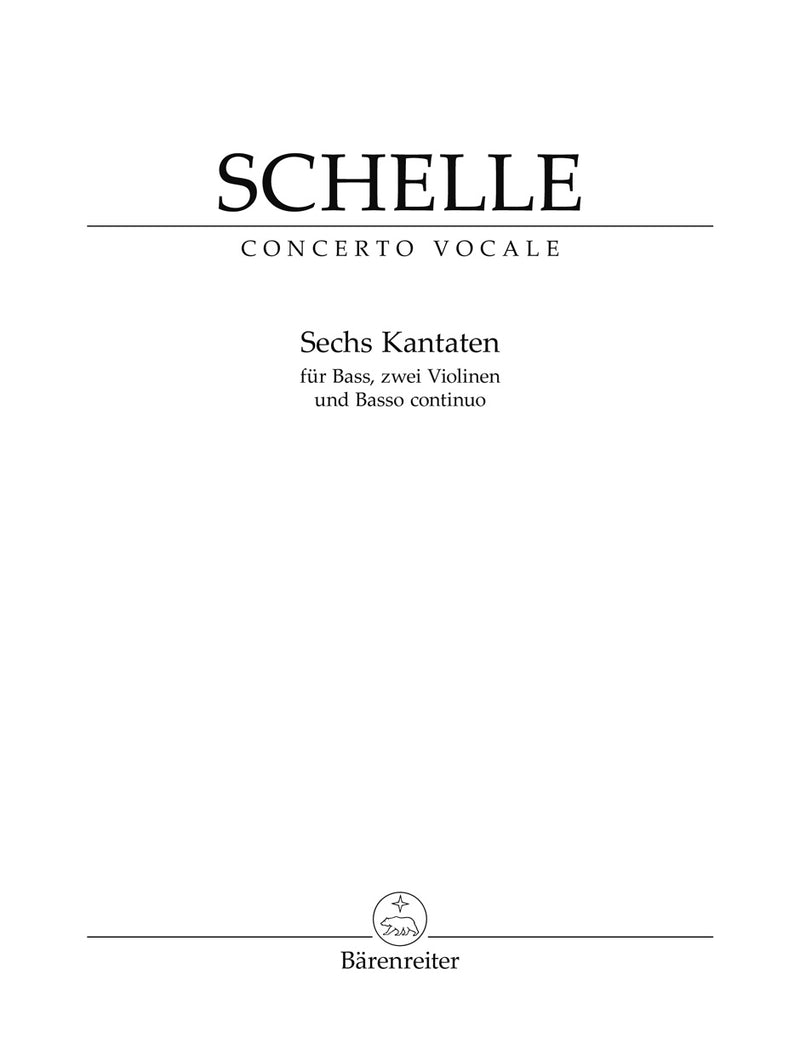 Six Cantatas for 1 Solo Voice and Instruments