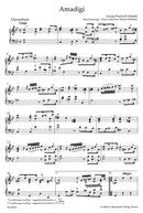 Amadigi HWV 11 （ヴォーカル・スコア）