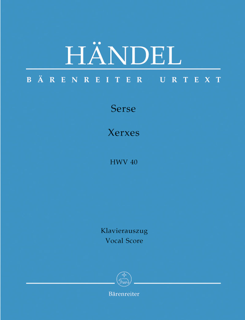 Serse - Xerxes HWV 40 （ヴォーカル・スコア）