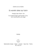 Es wartet alles auf dich (1968) [violin part]