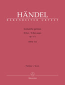 Concerto grosso B-flat major HWV 312 [score]