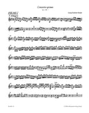 Concerto grosso B-Dur op. 3/1 HWV 312 [violin 1 part]